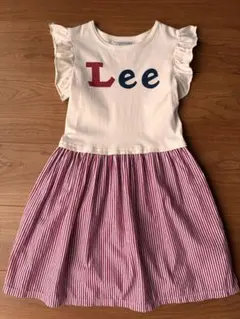 Lee ロゴプリント フリル袖 ワンピースのサムネイル