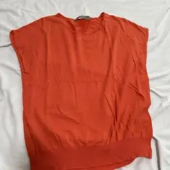 unitedarrowsノースリーブニット オレンジ