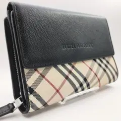 り*う様 [北6100] BURBERRY BLUE LABEL 長財布 バーバ | Mercari