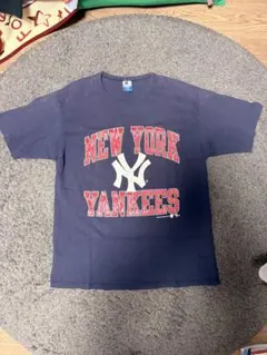 「90s〜00s Champion Yankees Tee」 vintage