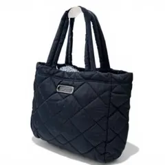 良品 MARC JACOBS ナイロントートバッグ　A4可 ブラック マザーズ