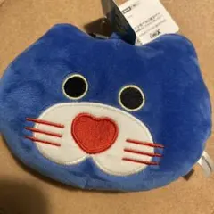 mojojojo BIG フェイスキーホルダー　青ねこ