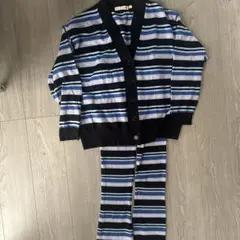MARNIE ストライプ カーディガン パンツセットアップ