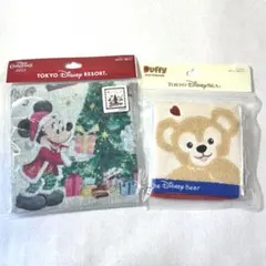 ディズニー ミッキー ミニー ダッフィー クリスマス 2022 ハンカチのサムネイル