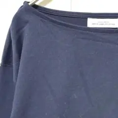 ユナイテッドアローズ ネイビー紺Mボートネックカットソー長袖ブラウスプルオーバー