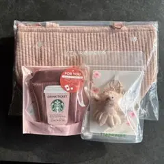 スターバックス SAKURA2026 保冷トートバッグ キーチェーン ミニポーチ