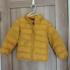 マスタード 中綿コート 110 ユニクロ　UNIQLO