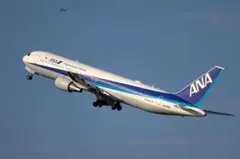 ANA 767 JA609A Boeing 767夕暮れ航空写真【L判】のサムネイル