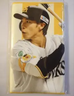福岡ソフトバンクホークス 柳田悠岐 2025 優勝記念 フォト フェイスタオル