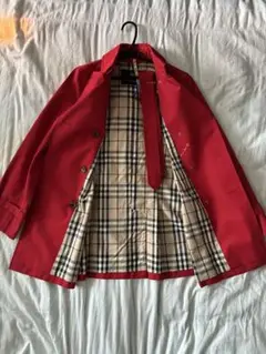 ★BURBERRY★バーバリートレンチコート　レッド　S　イギリス製 BURBERRY（レッド/赤色系）のフリマアイテム一覧