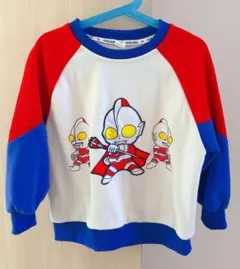 ウルトラマン イラスト トレーナー 赤青白　120cm