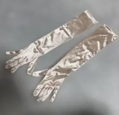 アプリコットサテン ロンググローブ