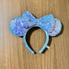 【美品】ミッキーマウス　カチューシャ　ラメ