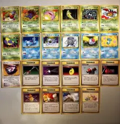 タ*マ様 【大特価】ポケモンカード 旧裏 22種22枚まとめ売りのサムネイル