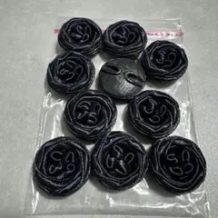 ご愛顧感謝価格！送料無料！レトロなボタン 暗紫30mm