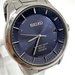 セイコー】SEIKO SBTM209 7B24 電波ソーラーチタン腕時計 - メルカリ