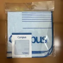 Campus タオルハンカチ 25cm 水色