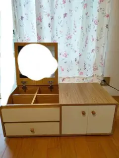 木製ドレッサーナチュラルウッド