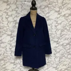 ABAHOUSE アバハウス　（1）　チェスターコート ネイビーのサムネイル