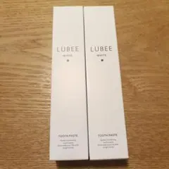 LUBEE WHITE 歯磨き粉　 2本セット