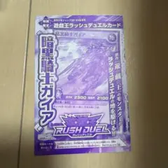 【匿名配送】遊戯王 ラッシュデュエルカード 暗黒騎士ガイア ジャンプ付録