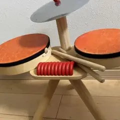 PlanToys Wooden Drum Set Percussion Toy Authentic Drum
