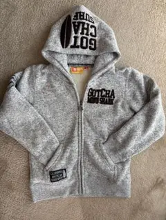 GOTCHA グレー フード付きパーカー 130cm