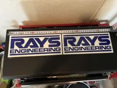 当時物　RAYS ENGINEERING ステッカー 2枚セット