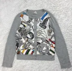 エルメス HERMES カーディガン ロゴボタン 馬柄 H刺繍 ヴィンテージ エルメス HERMES カーディガン ロゴボタン 馬柄 H刺繍 ヴィンテージ