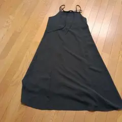 ハニーズ　ブラックキャミワンピース ロング丈