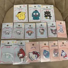 サンリオ　ワッペン　セリア　ダイソー　シール　キティ　マイメロ　シナモン　クロミ