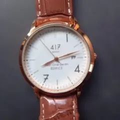 EDIFICE 417 アナログクォーツ腕時計