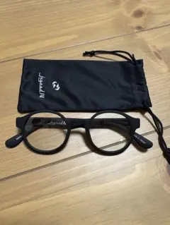 ジュガードフォーティーンjugaad14 ブラック ラウンドフレーム サングラス