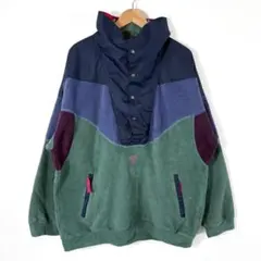 希少】【adidas80s】ハーフジップバルーンスウェット ネイビー - メルカリ