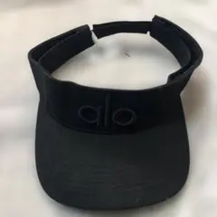 alo ブラック サンバイザー フリーサイズ