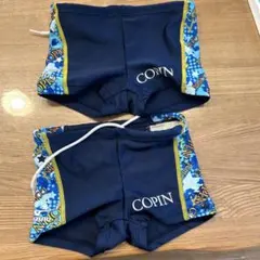 COPIN コパン　水着 110cm ネイビー・ブルー