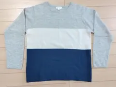 BEAUTY & YOUTH ボーダーニットセーター M