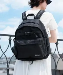 ❤ 手提げ付 新品 ニコアンド リュック 撥水メニーポケット デイパック 