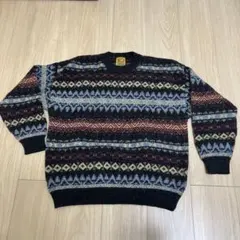 stefanel ステファネル フェアアイル柄セーター