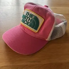 ノースフェイス　ベースボールキャップ　メッシュ　ピンク