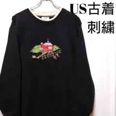 刺繍 スウェット