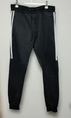 ジョガーパンツ　サイドストライプ　ブラック　Ｌ
