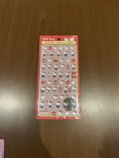 正規品　ボンボンドロップシール　ミニ　ハローキティ　レッド