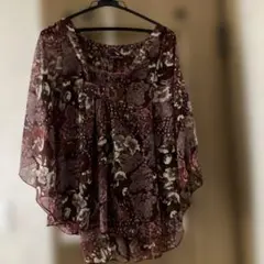 AFRICA TARO フラワープリント チュニック