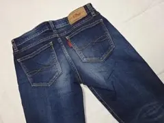 アングリッド☆濃紺フレイドヘムスリムストレート☆24☆ウェスト約69cm