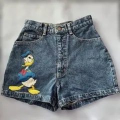 ドナルドダック デニムショートパンツ
