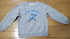 GU ポケモン ルカリオ トレーナー グレー　140