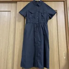 GU紺シャツワンピースのサムネイル