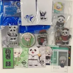 【呪術廻戦】乙骨憂太 狗巻棘 パンダ アクリルスタンド 缶バッジ コースター