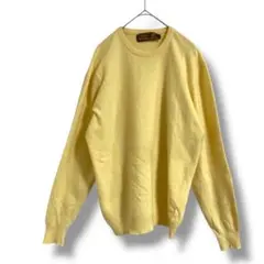 Lyle & Scott 長袖セーター イエロー　カシミヤ　黄色　ニット　レディ